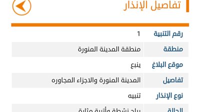 الإنذار المبكر: رياح نشطة وأتربة مثارة على محافظة ينبع غدًا الأحد