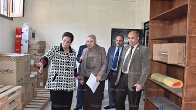 محافظ البحيرة: بحث إمكانيه زيادة مساحة الصيدلية المجانية لغير القادرين (صور)