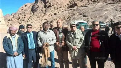 رئيس توجو وأسرته يزورن سانت كاترين (صور)