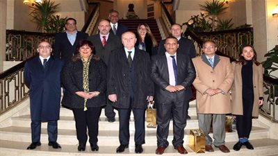 وفد إيطالي برئاسة وزير الدولة للشئون البرلمانية في زيارة للأوبرا المصرية (صور)