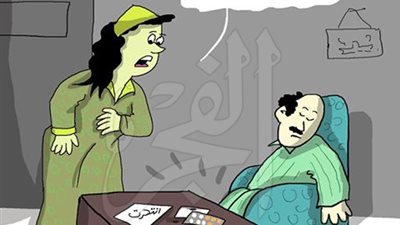 الانتحار ونقص الدواء (كاريكاتير)