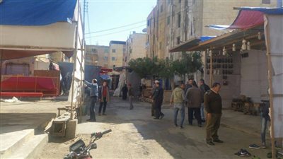 حملة لإخلاء 8 شقق سكنية في دمياط 