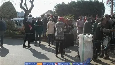 تظاهرات أمام محافظة القليوبية احتجاجا على قرار غلق 