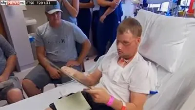 شاهد.. أمريكي يحصل على وجه جديد بعد محاولة انتحار فاشلة (فيديو)