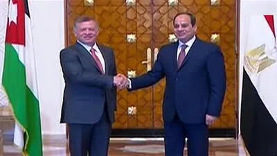 العاهل الأردني الملك عبدالله الثاني يغادر القاهرة