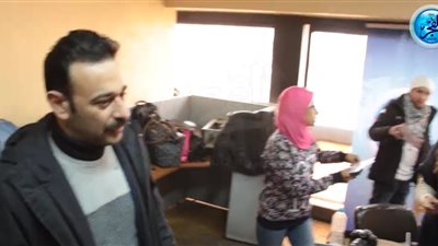 عمرو بدر يزور جريدة 