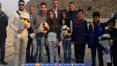 ميسي: درست الأهرامات في المدرسة وأتعهد بتجربة الملوخية