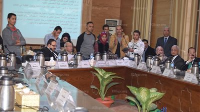 مجلس جامعة بنها يستمع لرؤى الطلاب لتطوير التعليم الجامعي (صور)