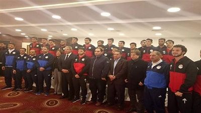 رسالة وزير الرياضة للاعبي منتخب الشباب 