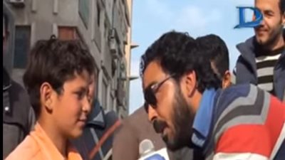 طفل متمسكًا باستكمال دراسته: 