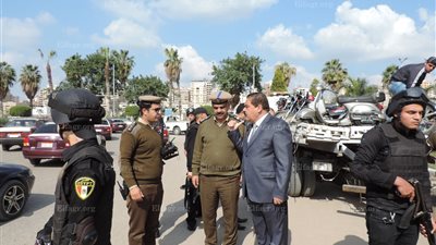 مدير أمن الدقهلية يشن حملة للاطمئنان على سير مرور المنصورة (فيديو وصور)