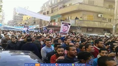 قوات الأمن تفض مظاهرة لأهالي المتهمين في أحداث بورسعيد