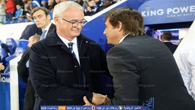 كونتي يدافع عن رانييري بعد إقالته من ليستر سيتي