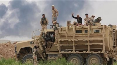 تحرير منطقة في شرق الموصل من داعش