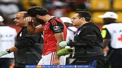 الأهلي: حالة مروان محسن مستقرة