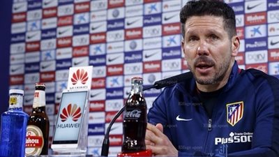 سيميوني يتغزل في برشلونة قبل موقعة الأتليتيكو