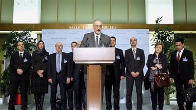  رئيس وفد النظام السوري يضع شرطا لاستكمال محادثات جنيف 