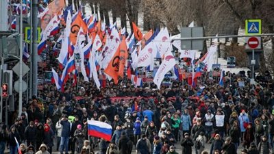 مسيرة في موسكو في الذكرى السنوية لمقتل زعيم المعارضة 