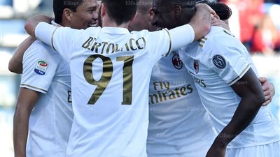 شاهد..  أهداف مباراة ساسولو 0 × 1 ميلان بالجولة الـ26