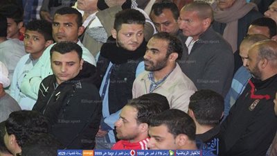 صور جنازة والد محمد أبوتريكة من قرية 