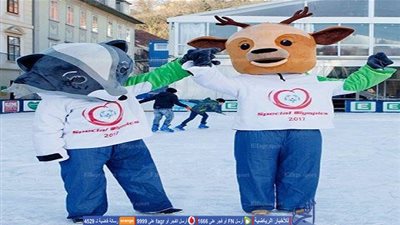 لار ولويس تمائم الالعاب العالمية الشتوية للاولمبياد الخاص بالنمسا في أنتظار أحفاد الفراعنه