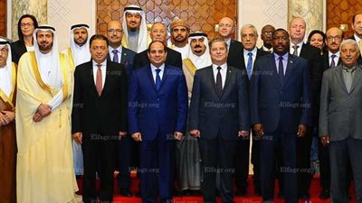 السيسي يستقبل وزراء الصحة العرب وممثلي المنظمات الإقليمية والدولية العاملين في مجال الصحة (صور)