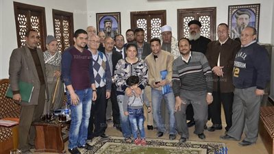 استقبال 6 أسر مسيحية من أبناء العريش بالمنيا (صور)