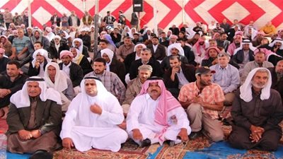 القيادات الأمنية تلتقي رؤساء القبائل البدوية في المدينة الشبابية بالعريش