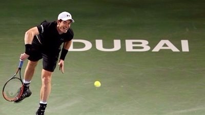 موراي يتوج ببطولة دبي للتنس