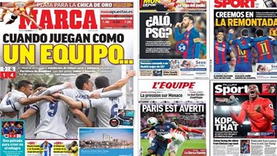 أهم العناوين الرياضية في الصحف العالمية الأحد 5 – 3 – 2017