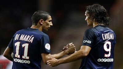 كافاني ودي ماريا على رأس قائمة باريس سان جيرمان لمواجهة برشلونة