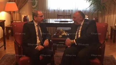 وزير الخارجية يلتقي نظيره الأردني على هامش اجتماع مجلس جامعة الدول العربية