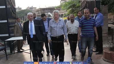 مرتضى منصور يتفقد 