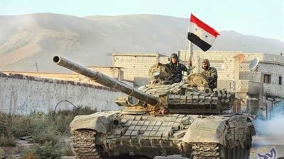 الجيش السورى يستعيد السيطرة على حقل جزل النفطي بريف حمص الشرقي