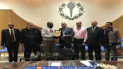 سموحة يستقبل مسئولي النادي الكيني