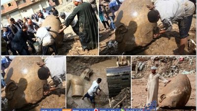 ملك ووالده.. قصة التمثالين الفرعونيين المكتشفين في المطرية (تعرف عليها)