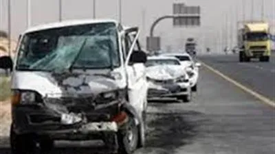 مصرع شخصين في حادث تصادم على طريق الإسماعيلية 