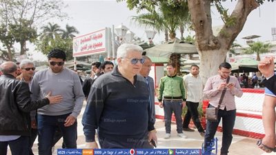 مرتضى منصور يتفقد الجمعية العمومية بنادي الزمالك (صور) 