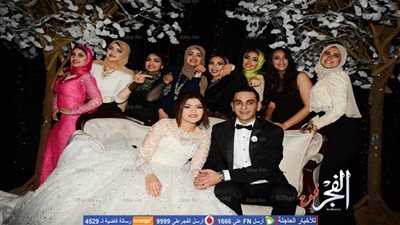 سعد الصغير وبوسي  يشعلان حفل زفاف أحمد ورنا (صور)