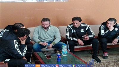 حازم إمام يزور معسكر منتخب المحليين (صور)