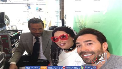 رامي وحيد وماجد المصري في كواليس 