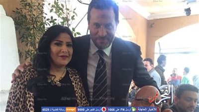 ماجد المصري وبدرية طلبة فى كواليس 