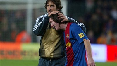 ميسي يحتفل بـ 