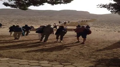 وفد ألماني يزور منطقة بني حسن الأثرية بالمنيا