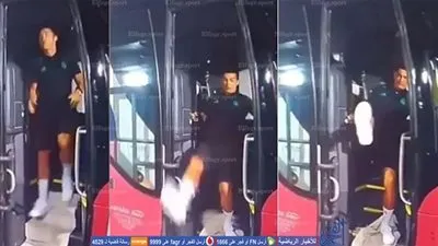 كريستيانو رونالدو يفلت من إصابة مروعة