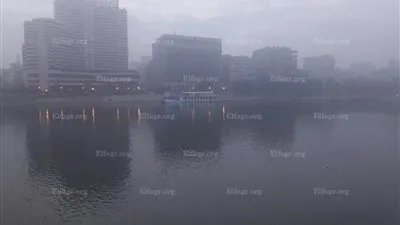 الشبورة المائية تغطي سماء ونيل القاهرة  (فيديو وصور)