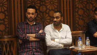 نقابة الصحفيين تُقدم العزاء في الكاتب عبدالعال الباقوري(صور)