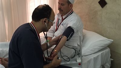 عيادات البعثة الطبية للحج توقع الكشف على 25415 مصريا