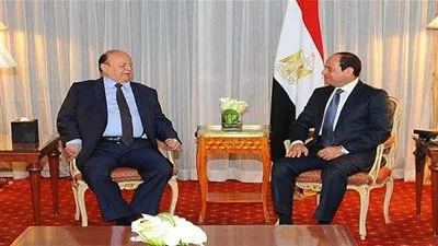 كلمة الرئيس اليمنىي خلال المؤتمر الصحفي مع السيسي 