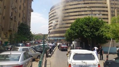 الحماية المدنية تسيطر على حريق بمبنى ماسبيرو